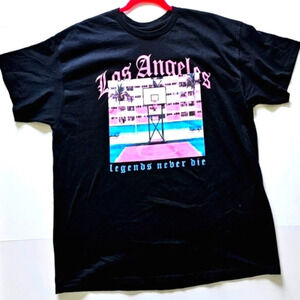 L.a Legends never die streetball graphic tee